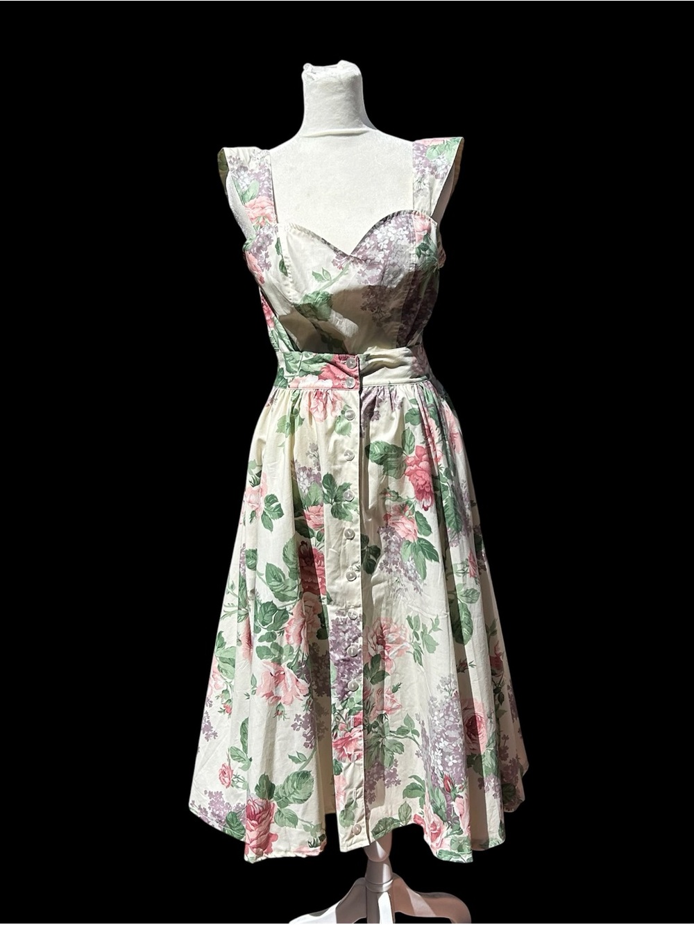 Vintage Moda International Dress Floral 2-Piece